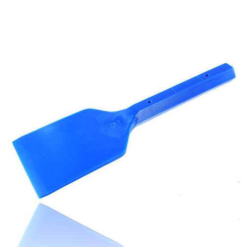 Schaber aus PE für Filterkuchen, Farbe blau, PE-MD